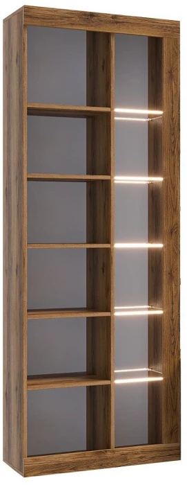 Прага Модульная Гостиная, вариант №4, делано/Черный глянец