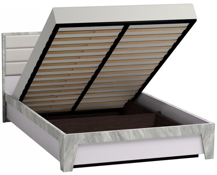 Кровать с подъемным механизмом Айрис 308 Люкс 140х200, статуарио