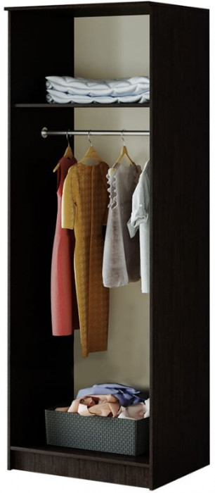 "Фиеста" шкаф 2-х створчатый (802х2216х610) венге/лоредо