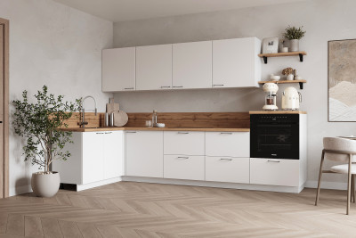 КГ Угловой 1500х3000 (без пм) , Белый софт матовый  Арника РМ