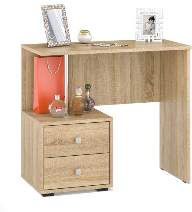 Камелия Стол косметический, цвет дуб сонома, ШхГхВ 85х40х75 см., НЕ универсальная сборка