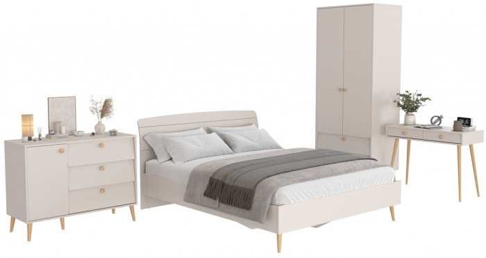 Афина Спальня 06-1600, кашемир серый