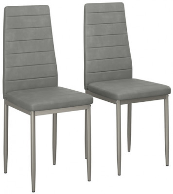 Два стула Мебель--24 A-117, светло-серый