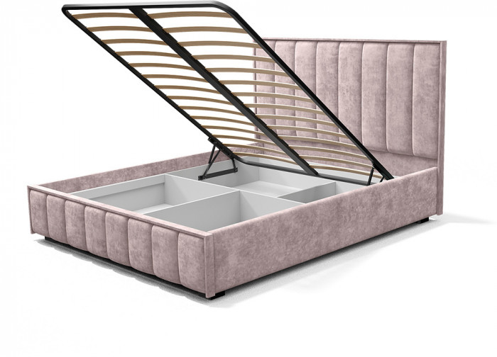 Кровать с подъемным механизмом Мирабель КР-16 (1,6м), Шарли пинк