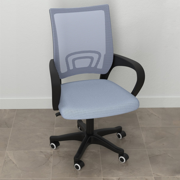 Кресло компьютерное Мебель--24 103, цвет серый, ШхГхВ 59х56х83-94 см., максимальная нагрузка 120 кг.