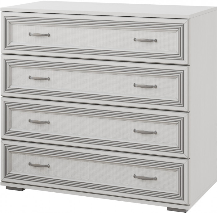 Ливорно Комод ЛК-20 ясень анкор светлый патина серебро