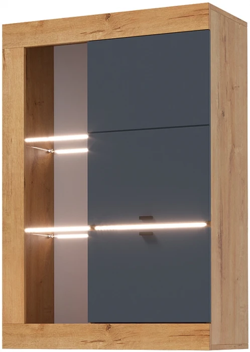 Прага Модульная Гостиная, вариант №5, Дуб Вотан/Графит