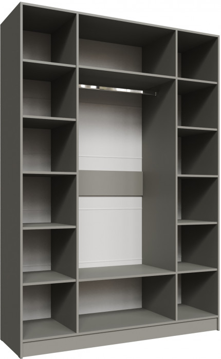 Шкаф Мадрид (1,6) с зеркалом, Мокко