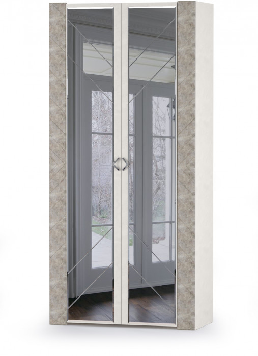 Амели Набор шкафов 1 08.49 + 13.133 + 13.131 + 13.140, цвет шёлковый камень/бетон чикаго беж, ШхГхВ 232,7х121,1х230 см., универсальная сборка