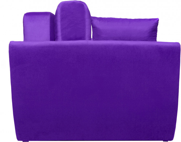 Диван-кровать Амстердам Люкс, 160х195, еврокнижка, независимый пружинный блок, велюр, фиолетовый