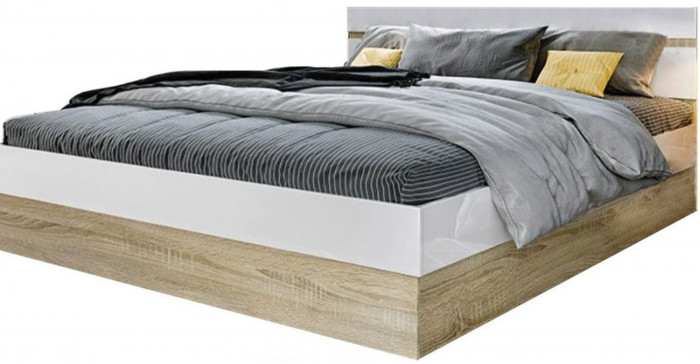 Модульная спальня Ким (Белый глянец, Венге)