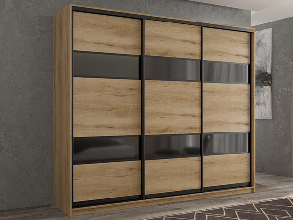 Шкаф-купе Кааппи 7 Эвок Прибрежный 210х45х230 см