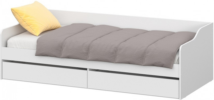 Кровать детская с основанием КР 2, Белый