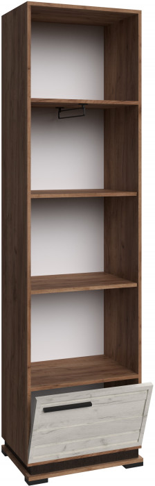 Модена Прихожая, композиция 3, Дуб крафт табачный/Дуб белый/Венге