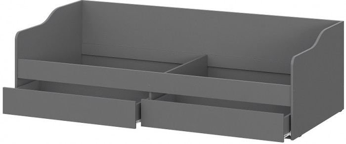 Кровать детская с основанием КР 2, Графит серый