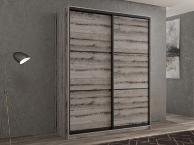 Шкаф-купе Кааппи 4 Эвок Окаменелый 120х60х230 см