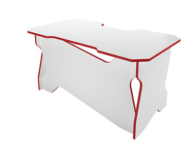 Игровой компьютерный стол RVG Белый/Красный 160