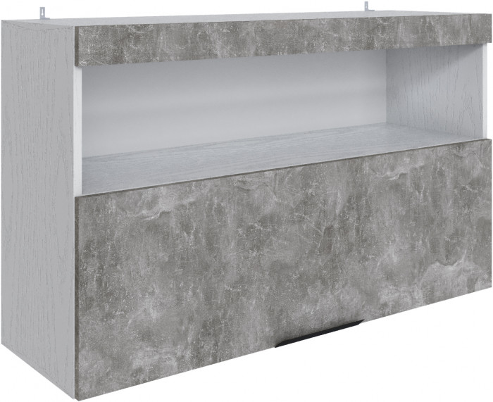 Полка навесная Мадрид ПН-1 (1,1) белый/ателье светлое