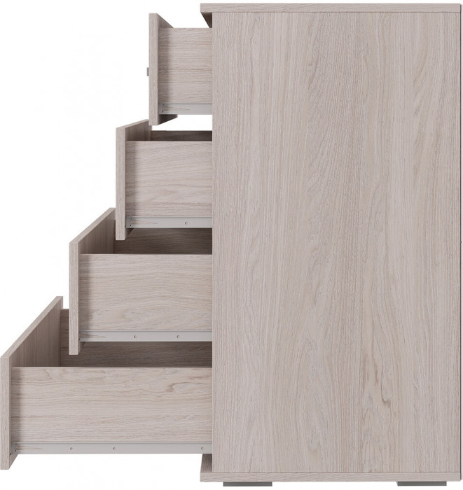 "Белла" комод КМ-02 ясень белый