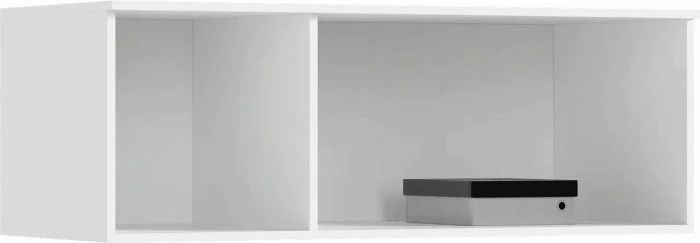 Норд Композиция Шкафов с антресолями + Терминал, Белый глянец/Белый