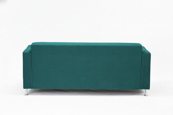 Диван прямой Томи, 160 см, велюр, зеленый