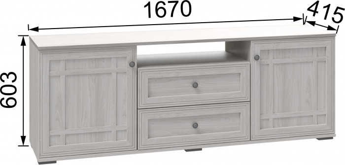 Ричард Тумба для ТВ-техники РТ-1 ясень анкор светлый