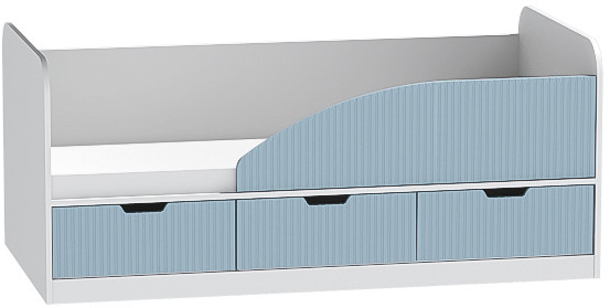 Детская комната Бриз МДФ, набор 11, Белый, Антарктида/Ирис (Полосы)
