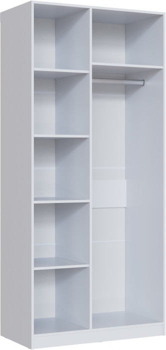 Модульная спальня Апполия, набор 1, Белый/Белый дуб