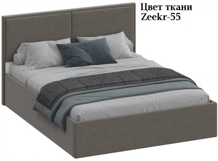 Кровать 140 с подъемным механизмом КРП-430-М-14, Микровелюр Zeekr-55