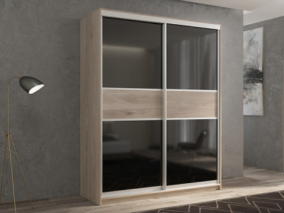 Шкаф-купе Кааппи 12 Кастелло Серый 160х45х230 см