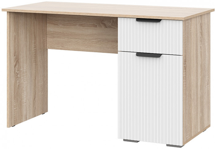 Стол письменный Норд СТП03-1200, Дуб сонома, Софт пломбир