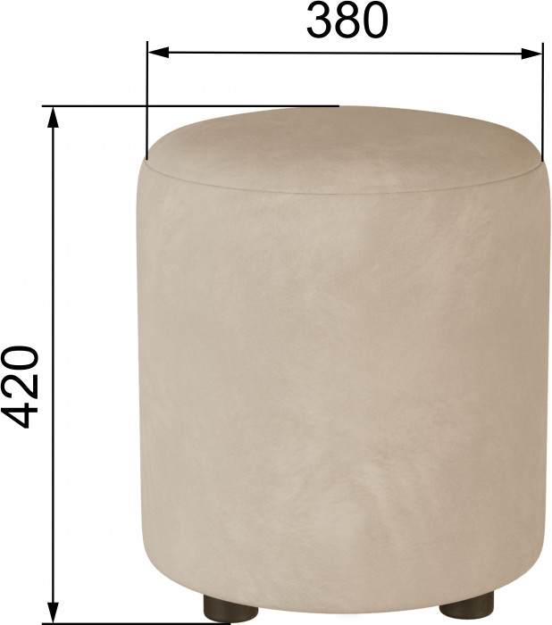 Пуф Рой бежевый