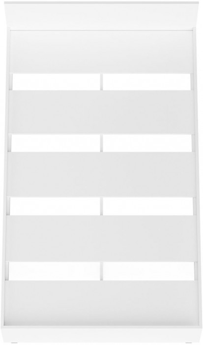 Мори Кровать 1200, цвет белый, ШхГхВ 123,5х203,5х70 см., сп.м. 1200х2000 мм., без матраса, основание есть