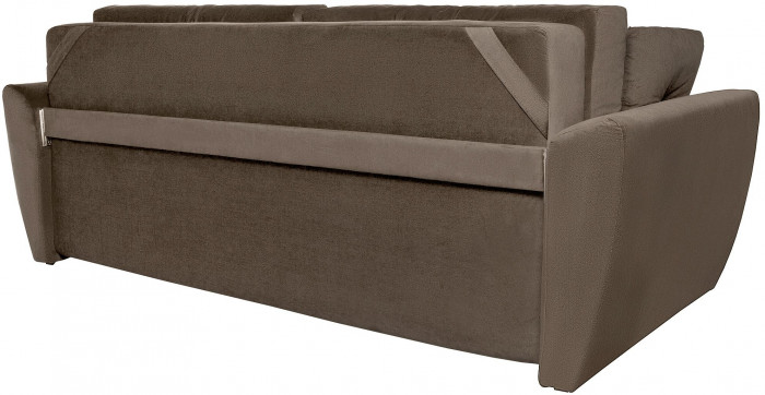 Диван-кровать Амстердам Люкс, 160х195, еврокнижка, независимый пружинный блок, велюр, коричневый