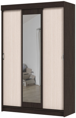 Андрей-4 М шкаф-купе (Бася рекламный ШКК 551-М) 1300*2020*516 венге/дуб белфорд