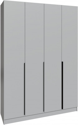 Шкаф Мадрид (1,6) с 6 ящ. внутри без зеркала, Камень серый