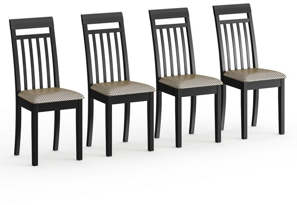 Четыре стула Мебель--24 Гольф-11 разборных, венге