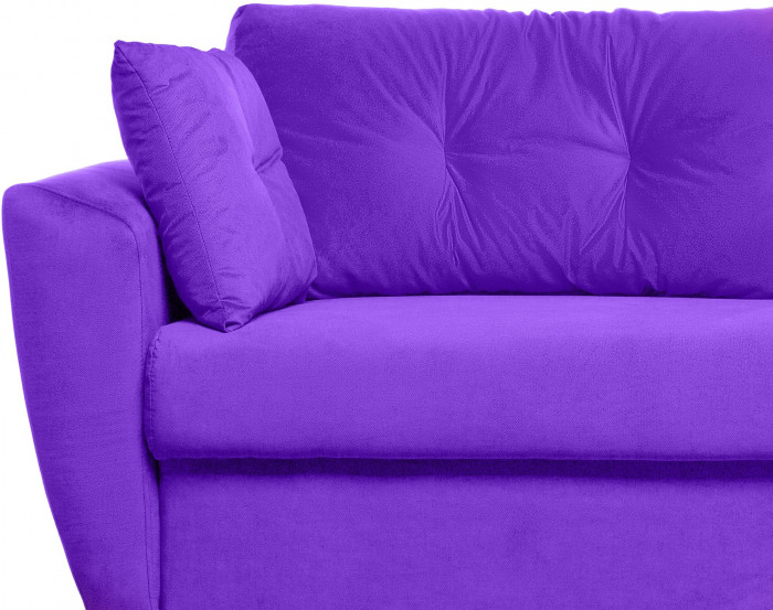 Диван-кровать Амстердам Люкс, 150х195, еврокнижка, независимый пружинный блок, велюр, фиолетовый