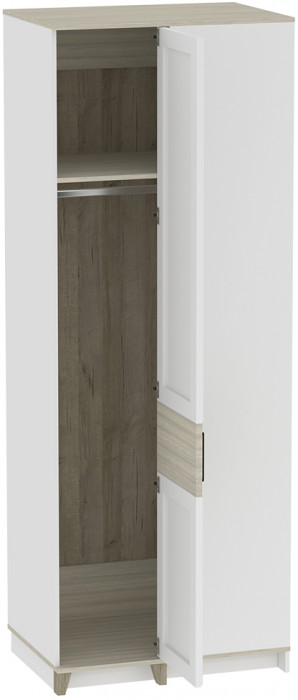 Шкаф угловой Аурелио 56, Блэквуд Сатиновый, Белый