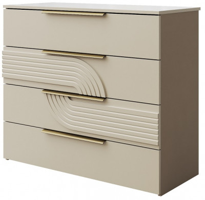 Комод четырехъящечный "Монтиз" - Персидский жемчуг/Шаде песочный