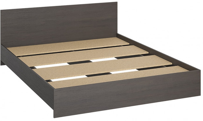 Кровать 160х200 с основанием ДСП Ронда КР-160, венге