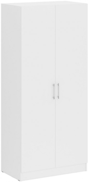 Спальня Стандарт 1-0800, цвет белый, ШхГхВ 83,5х203,5х70 + 135х52х200 см., сп.м. 800х2000 мм., без матраса, основание есть