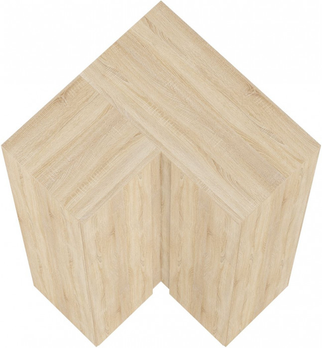 Мори угловой шкаф МШУ960.1, дуб сонома