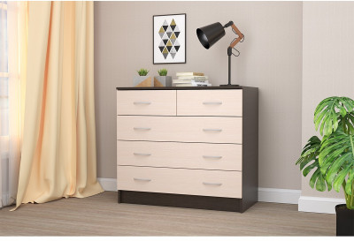 Кэт-7 Комод 5 ящиков (Венге / Белфорт)