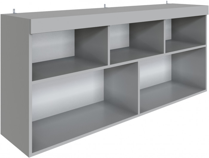 Полка навесная Мадрид ПН-1 (1,5) камень серый