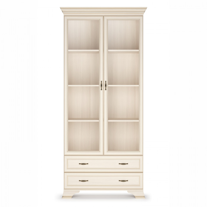 Шкаф (2 стеклодвери) Сиена