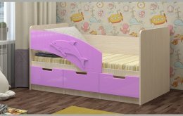 Детская кровать Дельфин-6 МДФ, 80х180