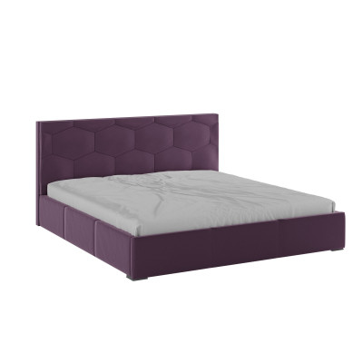 Манука Кровать интерьерная 180 винный, ортопед