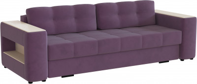 Диван раскладной Доро, винный/мдф клен кремовый