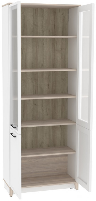 Шкаф книжный Аурелио 8, белый